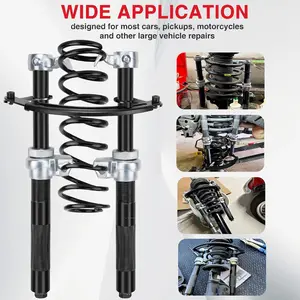 Automobile suspension heavy-duty coil spring compressor handheld tool set shock absorber spring removal tool durable and labor-saving design shock absorber spring removal and removal shock absorber spring tool