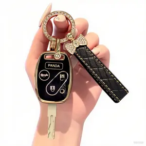 Tpu Key Fob Cover for Honda Accord / CR-V / CR-Z / Fit / Insight 2007 2008 2009 2010 2011 2012 2013 2014 2015 Keychain (3-4 buttons)