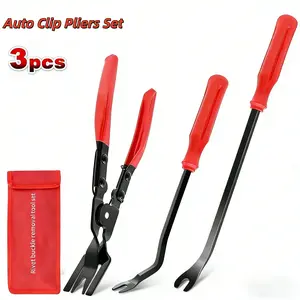 3 Pcs Auto Clip Pliers Set & Car Repair Tool Set, Universal Disassembly Separator Pliers, 1-8 Piece Trimming Clip Removal Board Kit, Automotive Maintenance Tools