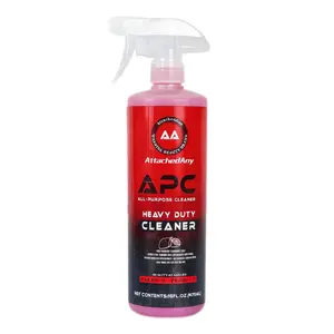 AttachedAny car essentials  APC Heavy-Duty All Purpose Degreaser 16oz/4L for Engine Bays Wheels Tires Glass & Trim Ideal for Cars Tractors & Excavators