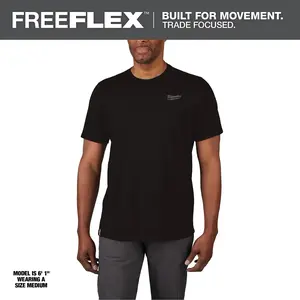 Milwaukee 603 FREEFLEX™ Hybrid Work Tee - Short Sleeve Milwaukee 603 FREEFLEX™ Hybrid Work Tee - Short Sleeve