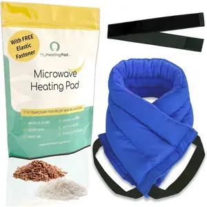 My Heating Pad - Microwavable Heating Pad for Neck and Shoulder - Moist Heat Pack for Muscles and Joints, Reusable Heating pad, Portable Heating pad, Menstrual Heating pad - 1 Heat Pack Blue