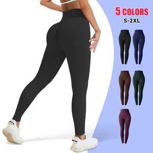 VICONOW Leggings for Women - Black Leggings High Waist Tummy Control Yoga Pants for Gym Workout Athletic Running Casual Daily Wear Solid Color Comfortable Fit