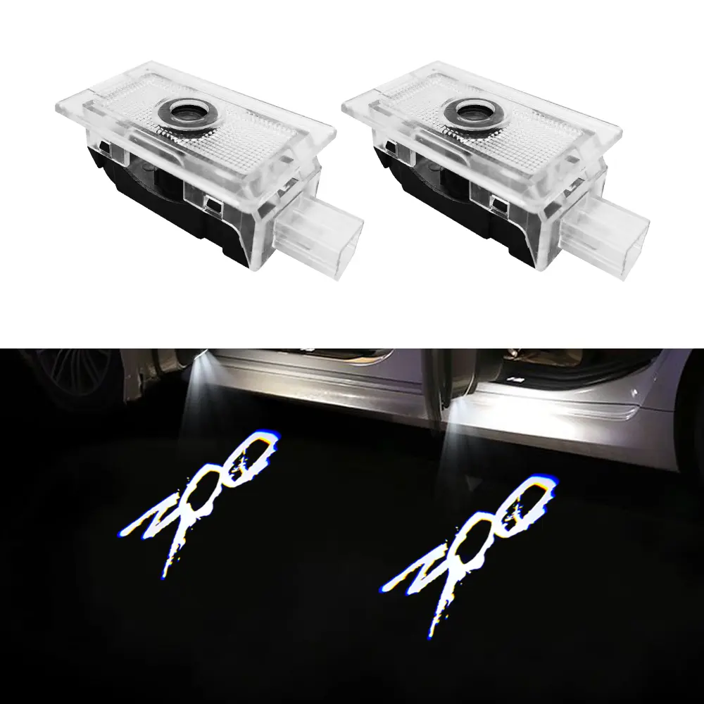 High Brightness Car LED Door Logo Projector Lights, 2pcs Ghost Laser Courtesy Step Shadow Lights, Car Interior Accessories for Chrysler 300/300C/300S 2005-2024, Led Lights