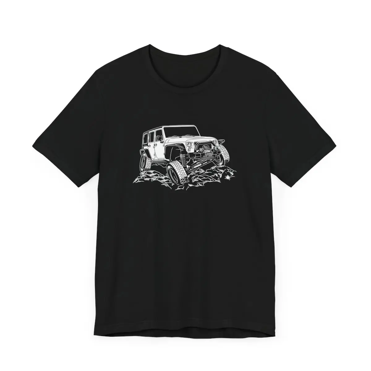 Unisex Jersey Short Sleeve Tee | White Jeep