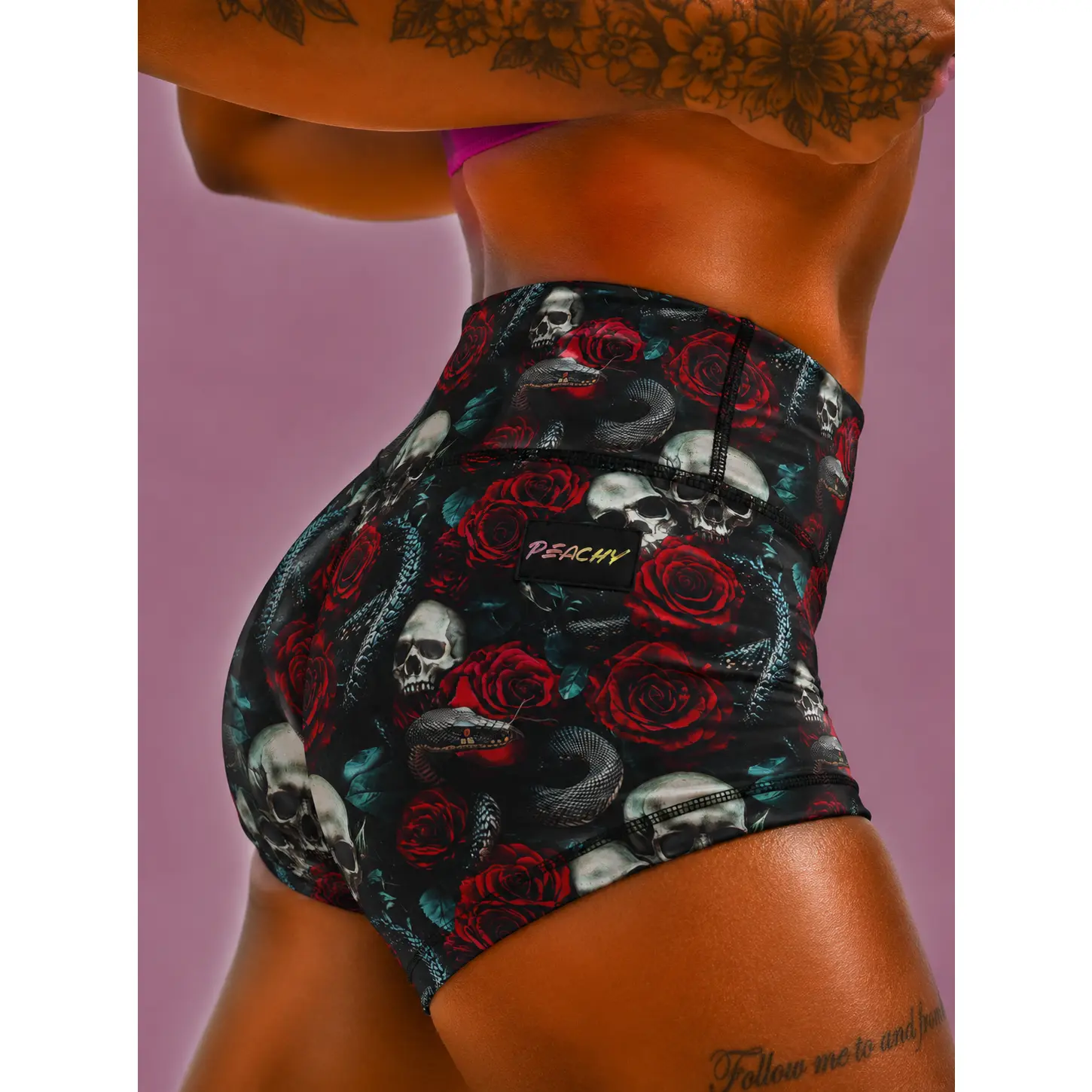 Poisoned Petals Squat-Proof Gym Shorts - Unicorn Collection