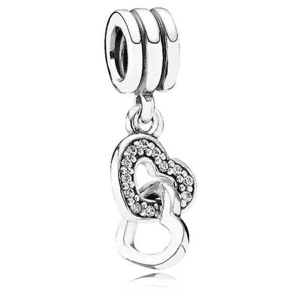 PANDORA Interlocking Love Clear CZ 791242CZ