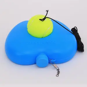 Heavy Duty Tennis Training Aids Base with Elastic Rope Ball Practice Self-Duty Rebound Tennis Trainer Partner Sparring Device Does not apply