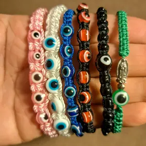 Adjustable Evil Eye Bracelet for Men and Women - Classic Style