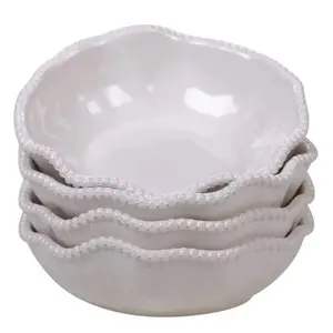 Perlette Cream Melamine All Purpose Bowl 7.5 in X 2 in