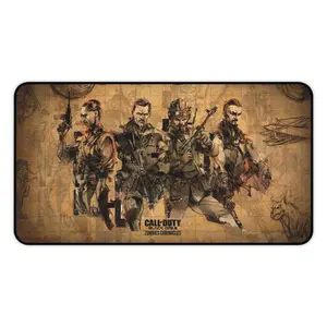 Black Ops Zombies Chronicles Desk Mat | Gaming Mouse Pad, Video Game Map Artwork