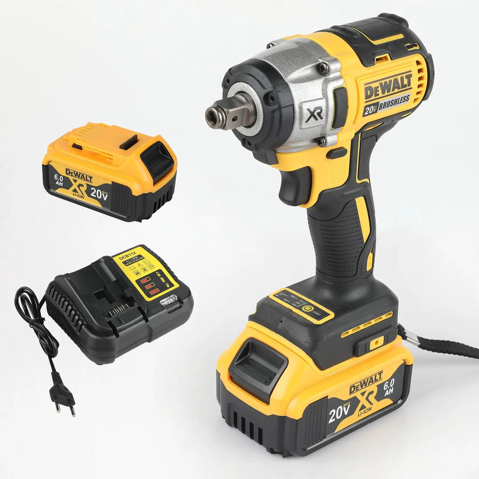 DEWALT DCF880 Cordless Heavy-Duty High Torque Impact Gun - DIY Hand Tool for Efficient Tire Changing, Construction Fastening; Automotive, Industrial Maintenance Jobs, Versatile Use