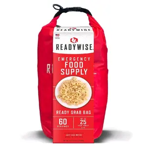 7 Day Emergency Dry Bag 60 Servings Breakfast and Entrée