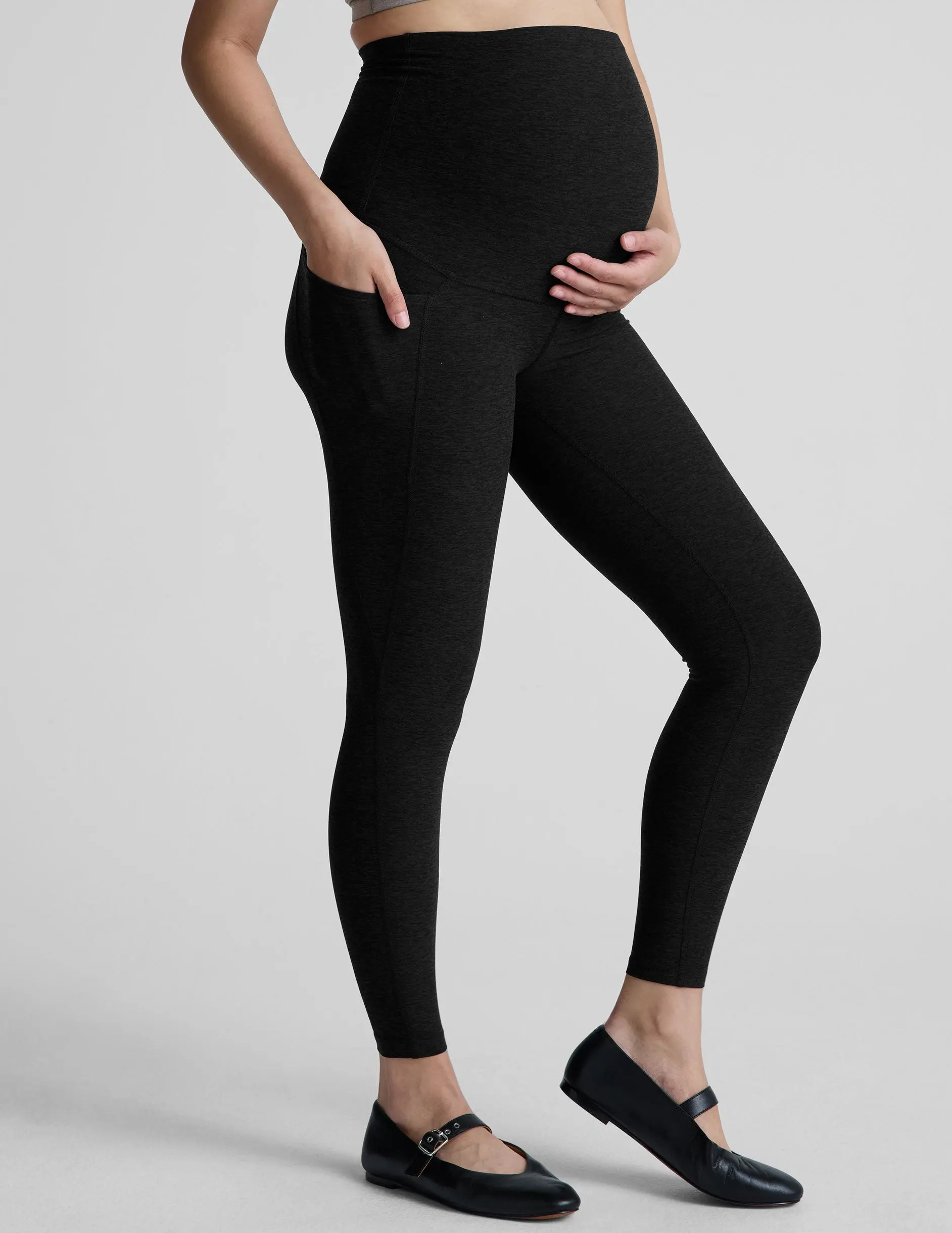 Spacedye™ Love the Bump Maternity Pocket Midi Legging