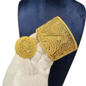 24k Gold plated Bangle and ring set