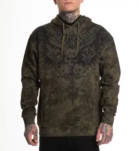 Affliction Men's Hoodie Death Eyes