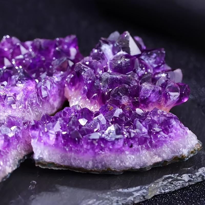 2pcs Beautiful Amethyst 180-255g, DIY Gemstones, Amethyst Jewelry Making, Home Decor， Perfect for Home Decor & Unique Gift Idea-Jewelry Making