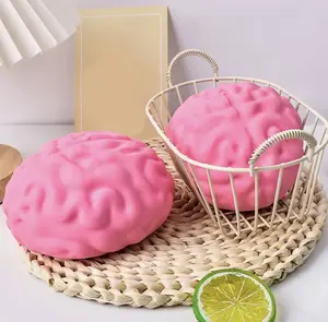 Brain Squishy Stress Ball – Extra Large Slow Rise Fidget Toy for Stress Relief