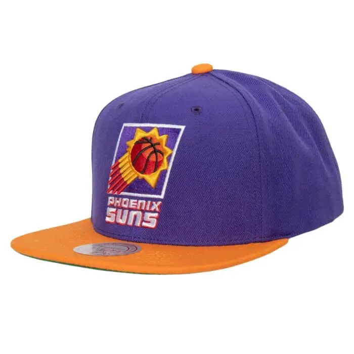 Mitchell & Ness Prpl/Ornge NBA Phoenix Suns Team Ground 2.0 HWC Snapback Mitchell & Ness Prpl/Ornge NBA Phoenix Suns Team Ground 2.0 HWC Snapback