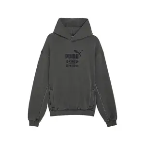 PUMA Mens X Represent Graphic Hoodie Casual Outerwear Casual - Grey