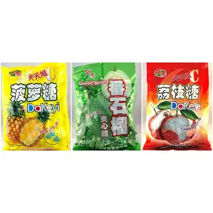 Pineapple Guava Lychee Candy 3 Pack Bundle 12.3 oz Dakeyi