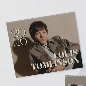“Louis Tomlinson 2026 Wall Calendar, Aesthetic Minimalist Portrait Calendar on Glossy Paper for Home & Office Decor, Unisex Fit for Fans, Unique Holiday Gift for Her and Louis Tomlinson Lovers”