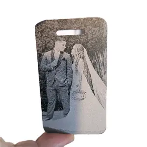Metal Luggage Tag - Personalized Laser Engraving