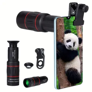 Professional Mobile Lens 36X HD Zoom Wide-Angle & Telephoto Optical Lenses Lightweight Durable for Camping Fishing Wildlife Concerts Sports Events Photography Easy to Use Compatible with Smartphones