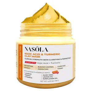 Nasola Kojic Acid Turmeric Clay Mask - 4.23 Oz