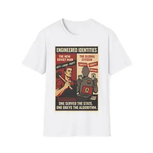 Engineered Identities Tee, Cultural Marxism Erases Identity, Anti-Marxism Wear