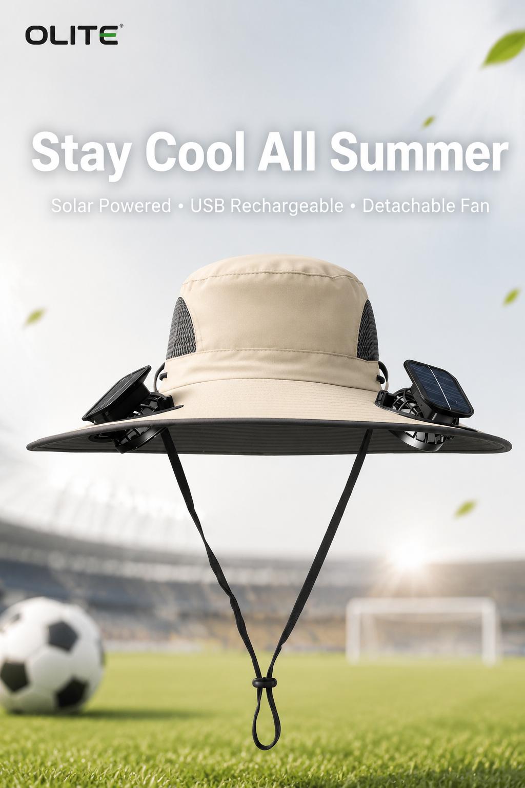 New Solar-Powered Outdoor Cooling Fan Hat — Sun Protection Hat with Solar Fan | Dual-Power Rechargeable Fan | Outdoor Water-Resistant Fan | Ideal for Sporting Events | Unisex Design | TikTokShopSpringGlowUp Sun Bucket Hat Lightweight Golf Hat New Solar-Powered Outdoor Cooling Fan Hat — Sun Protection Hat with Solar Fan | Dual-Power Rechargeable Fan | Outdoor Water-Resistant Fan | Ideal for Sporting Events | Unisex Design | TikTokShopSpringGlowUp Sun Bucket Hat Lightweight Golf Hat