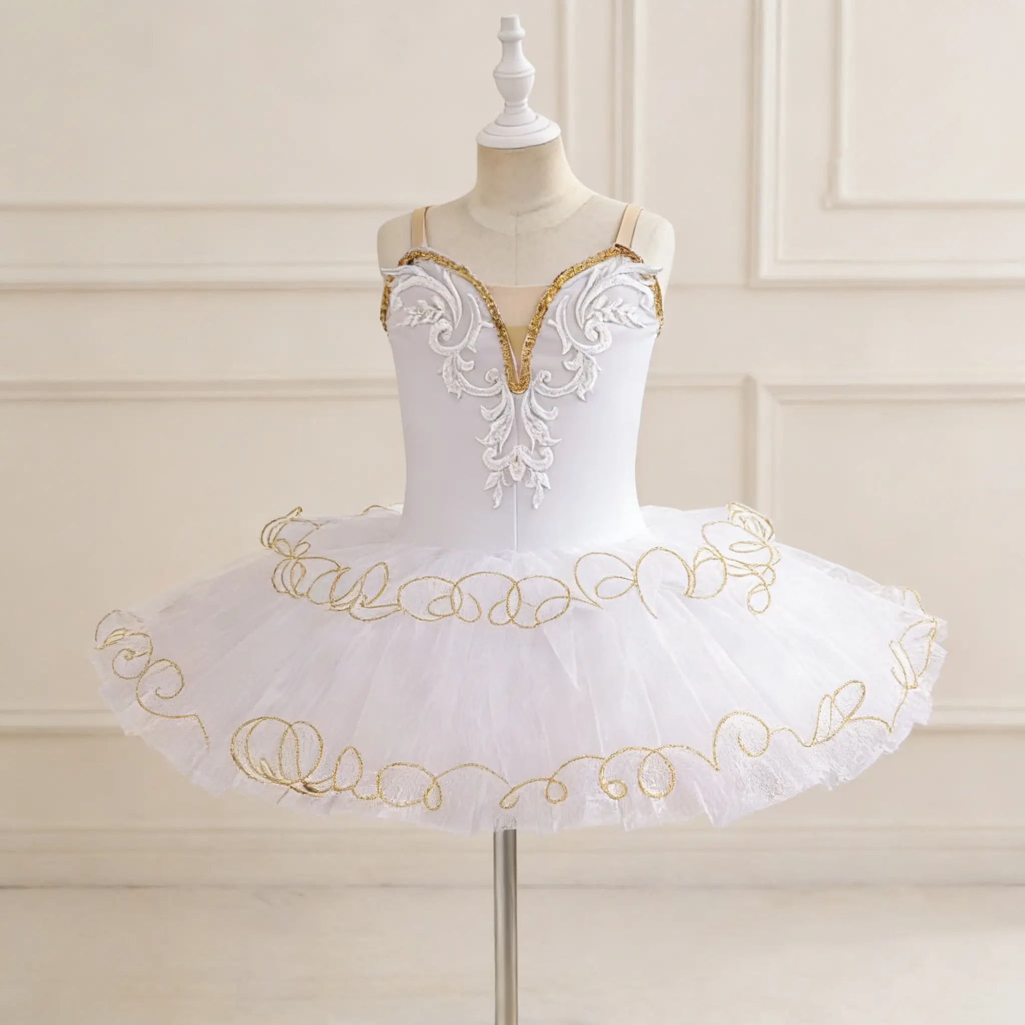 Girls Pink Ballet Tutu Dress Gold Trim Embroidery Dance Dress - TikTok Shop Girls Pink Ballet Tutu Dress Gold Trim Embroidery Dance Dress - TikTok Shop