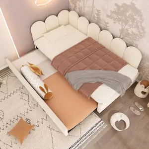 Bellemave  Upholstered sofa bed, Ottoman double bed single sofa bed, sofa bed with hydraulic storage bed frame, with metal Flat noodles frame, velvet, (without mattress)