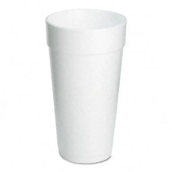 Dart 20J16 Model 20oz Insulated Foam Disposable Cups - Leakproof for Hot/Cold Drinks, 500 per 1 Piece Carton