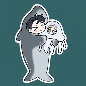 Baby Shark Baby Jellyfish Cute Sticker