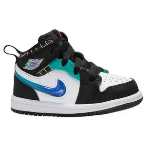 Toddler's Jordan 1 Mid SE Black/Siren Red-White (FQ8097 001)