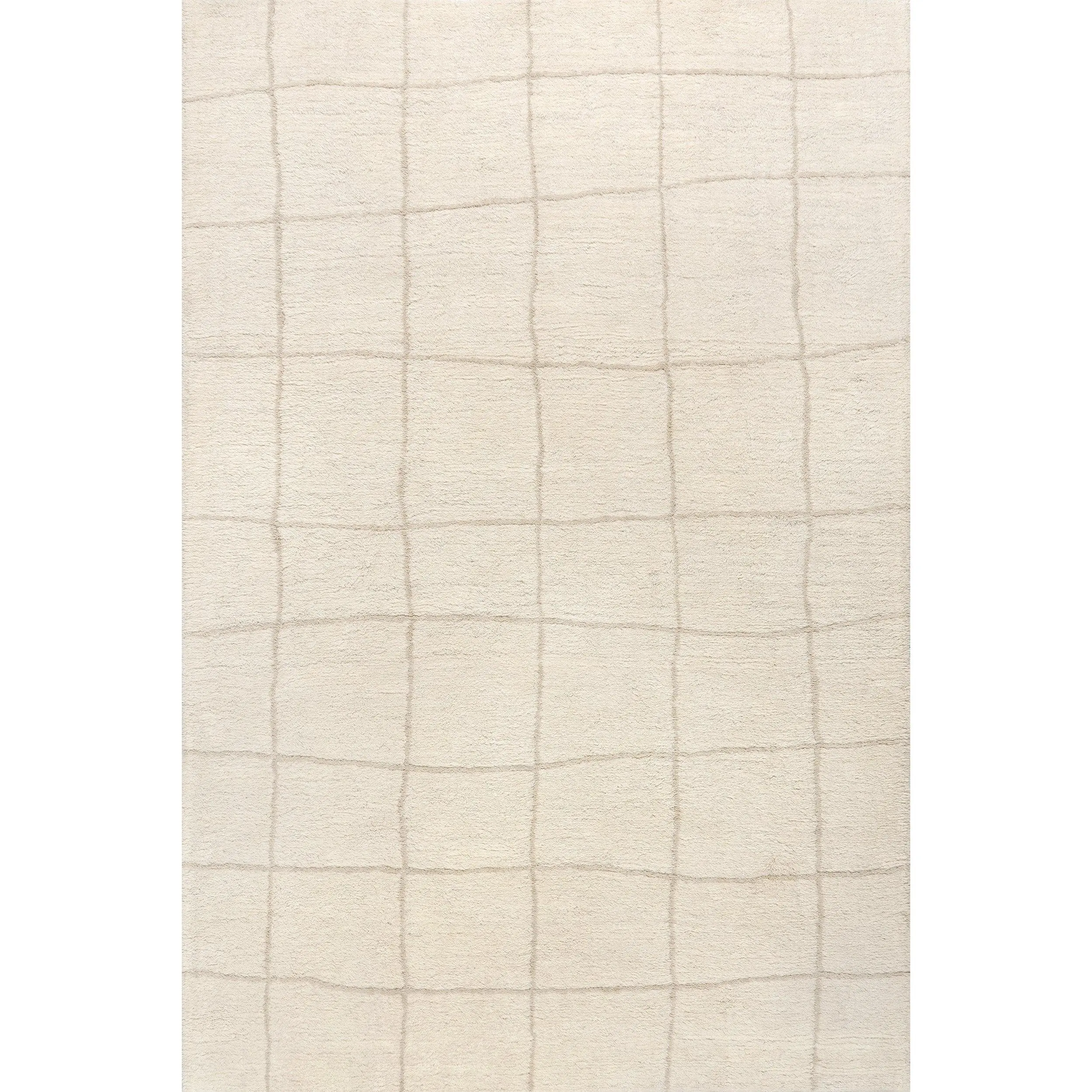 nuLOOM Cove Checked Wool Area Rug