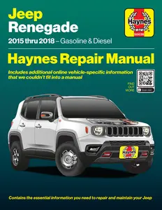 Jeep Renegade (2015 - 2018) Haynes Repair Manual
