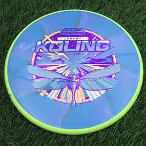 Axiom Cosmic Neutron Tempo with Jeremy Koling 2026 Team Series Art by Mike Inscho Stamp - 169.2g - Lime Green Rim On Blue