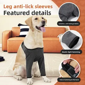 Dog Knee Brace for Large Dogs Pet Leg Support After Surgery Anti Lick Recovery Harness for Dogs Joint Protection