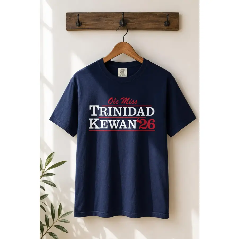 Vintage Trinidad Kewan College Football Shirt, SEC Ole Miss Game Day Graphic Tee, Retro Stadium Football T-Shirt, Unisex Sports Fan Apparel, Tailgate Gift