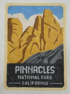 Pinnacles National Park Needlepoint Decor