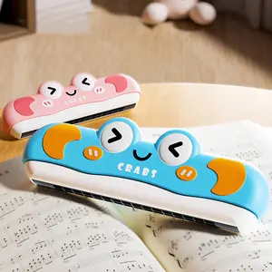 1 piece children's harmonica baby musical instrument toy for beginners - a toy harmonica for children of all ages, suitable for boys and girls, washable with water