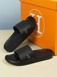 Men's Fashion Sport Slides, Casual Comfortable Breathable Non-Slip Outdoor Slippers, Summer Beach Slippers for Men, Footwear