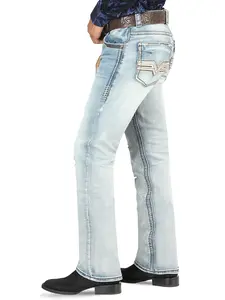 LAMASINI Cowboy Denim Jeans LM1868