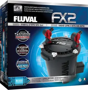 Fluval FX6 High Performance Aquarium Filter, Canister Filter for Aquariums up to 400 Gal.