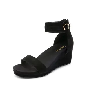 Dream Pairs Women's Open Toe Buckle Ankle Strap Platform Wedge Sandals