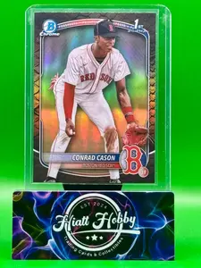 2025 Bowman Chrome - Conrad Cason #BCP-130 - Reptillian Refractor