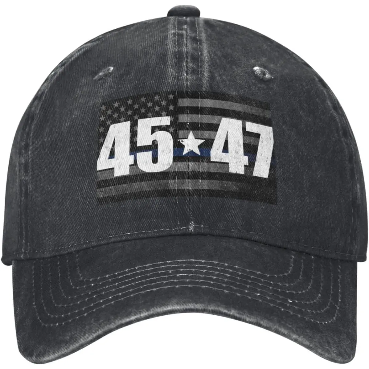 Pro Trump 45 47 President 2024 47th Potus Baseball Hats Adjustable Casual Duck Tongue Hat Casquette Caps Black