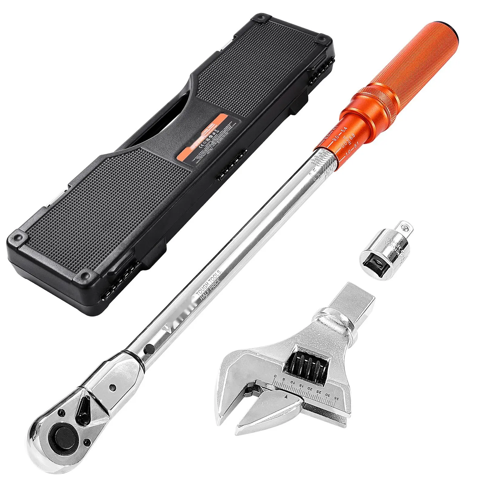 Adjustable Click Torque Wrench, 1/2 Inch Drive, 20-160 Lbf-Ft (27.1-216.8 N.m), Precision Automotive Tool For Mechanical Maintenance, Calibratable, Industrial-Grade Torque Wrench For DIY And Professional Use